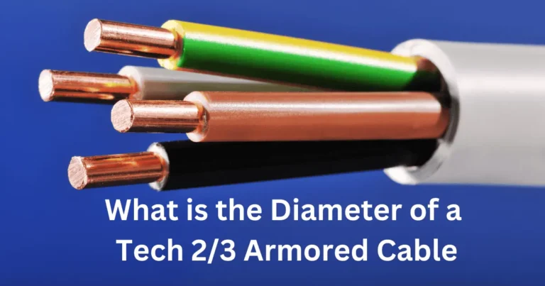 what is the diameter of a tech 23 armored cable