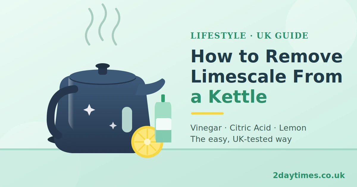 How to Remove Limescale From a Kettle