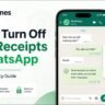 WhatsApp privacy settings showing how to turn off read receipts