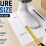 Foot being measured with a ruler and tape measure to find the correct shoe size